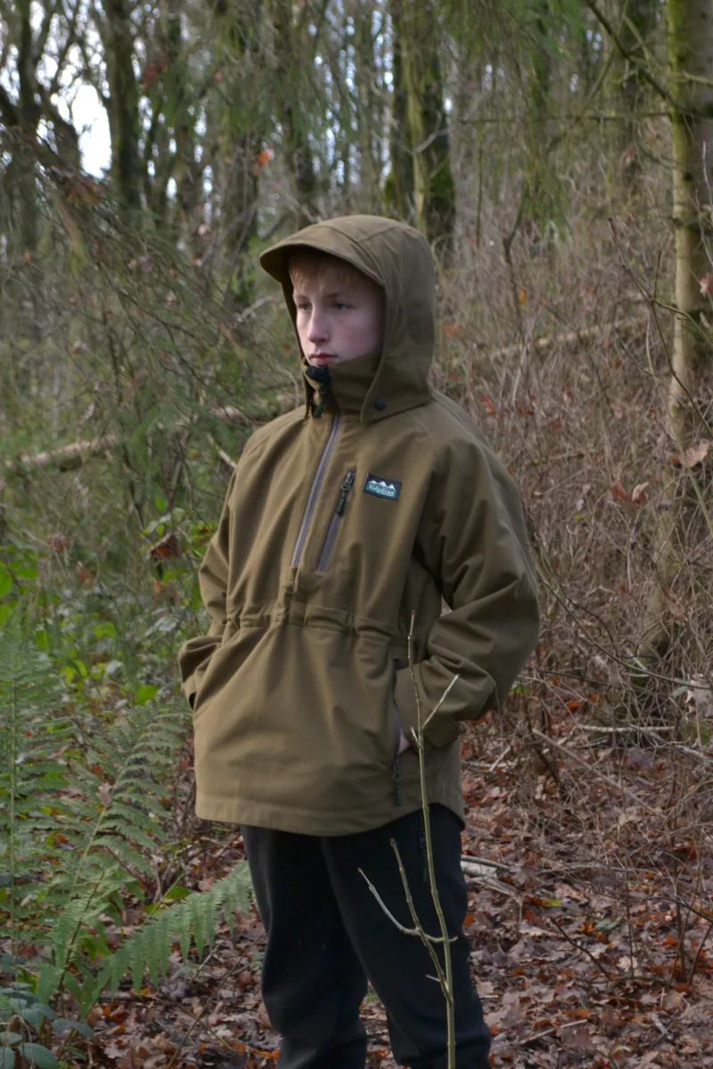 Ridgeline Kids Monsoon Classic Smock in Teak-4